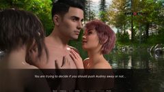 3D cartoon porn: Поместье сумерек - секс-сцена 9 - Jhon развлекается с Audrey и Лиззи и трахнул Audrey Inside River