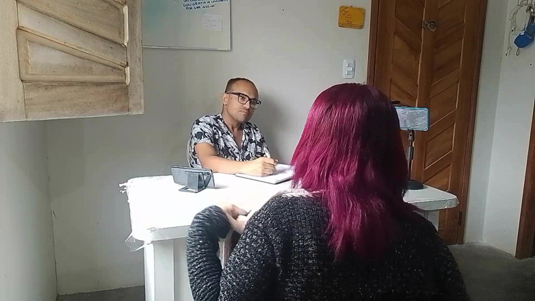 UtopianHumor507: A Hot Interview with Her Big Tits and Ass