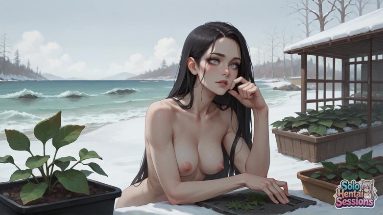 Solo Hentai Sessions: Snowy Beach Solo Coffee Date: Winter Solitude &amp; Steamy Sips