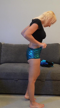 Shorts de bunda experimenta - MILF Stella