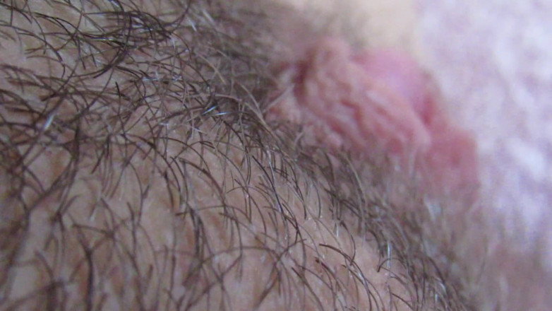 Cuteblonde666: Extrem närbild på min håriga fitta