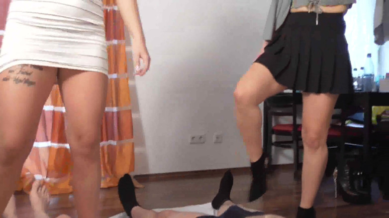 Femdom Austria: Trampling All Over Their Two Slaves