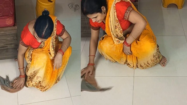 Pyaripooja22: The Master Excites the Young and Beautiful Maid in Private...