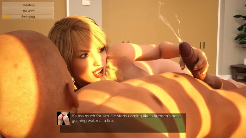 Dirty GamesXxX: Šťastné manželství: mezirasové honění, manželka říká svému paroháčskému manželovi, jak šukala s...