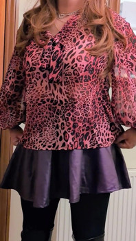 Short Skirt, Tights & Thigh Boots