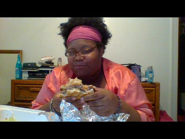 Sweety Racine: Cheeseburger Chompin' Chick