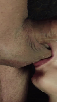 Submissive Stepsister Sucks My and Gets a Huge Cum Shot Right in Her Throat
