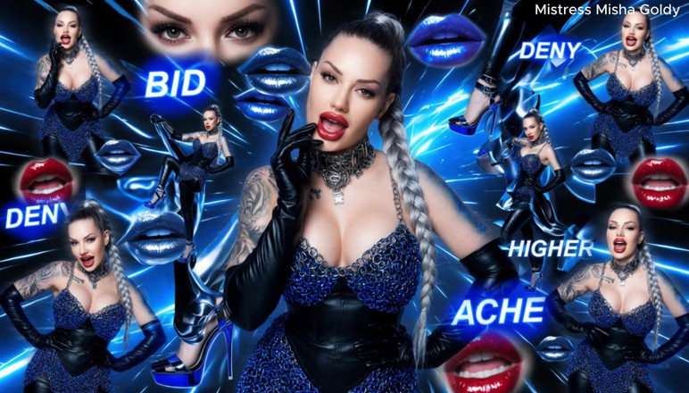 Goddess Misha Goldy: Ihr Gedanken an den Block - besessene Fixationsauktion