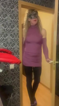 Sissy Anal Training with Mature Mistress