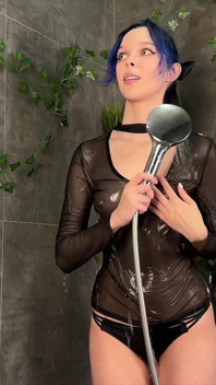 Soaked and Teasing in My Shirt