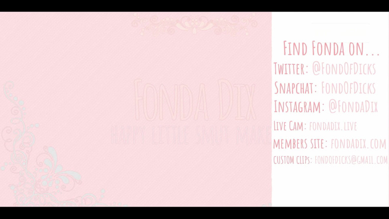 FondaDix: Panty Clad Pillow Humper