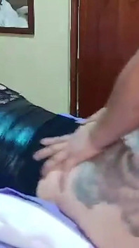 POV Bed Edge Fuck My Latina Moans While I Pound Her From Behind Colomperx