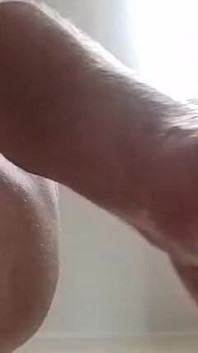 Anal masturbation with the sausage