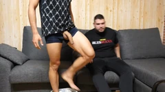 Me Follo bir mi amigo hetero por primera vez