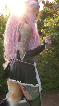 Maid with a Plug Tail