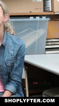 Petite teen pounded for not paying the items