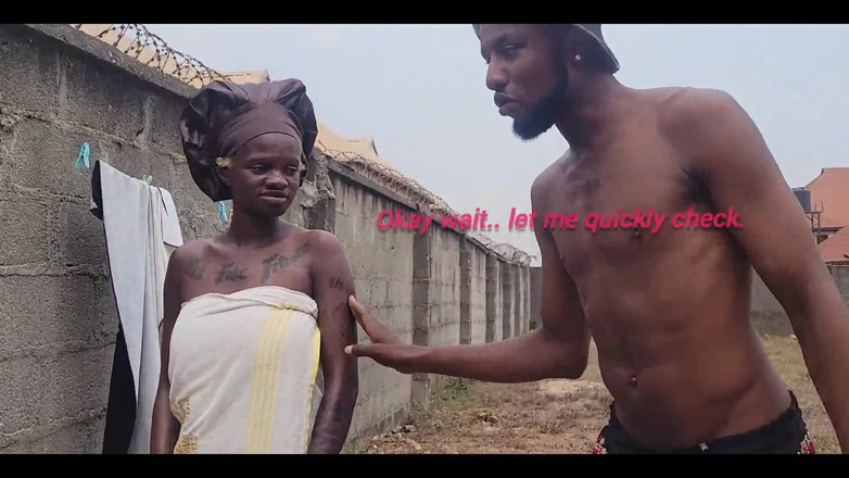 Home Alone: Sexuálně závislá ošklivá děvka šuká svého manžela bratra venku za oknem