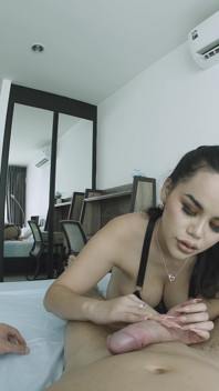 Chubby Asian MILF Big Bouncing Boobs