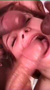 A Platoon of Huge Black Cocks Destroys a Young Nymphomaniac