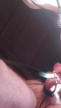 Close up Throbbing Cum in Mouth Blowjob