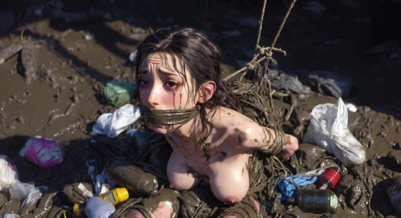 Anime Hentai: Umilire cu robie deșartă - femeie disperată care tânjește după ejaculare înăuntru