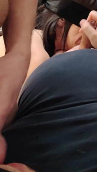 Bisexual Husband Sucks Cock and Cums From Dirty Talk. Threesome. Full. 21331