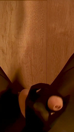 Thick Cum on My Black Silk Tights