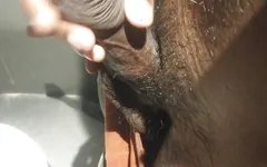Tamil10inches yıkama ve yağ ile masaj
