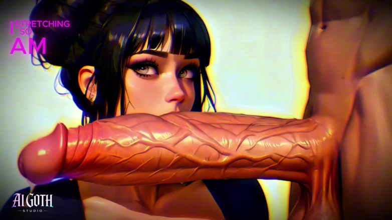 AI Visuals X: Goth-meisje's donkerste fantasie (asmr-beelden)