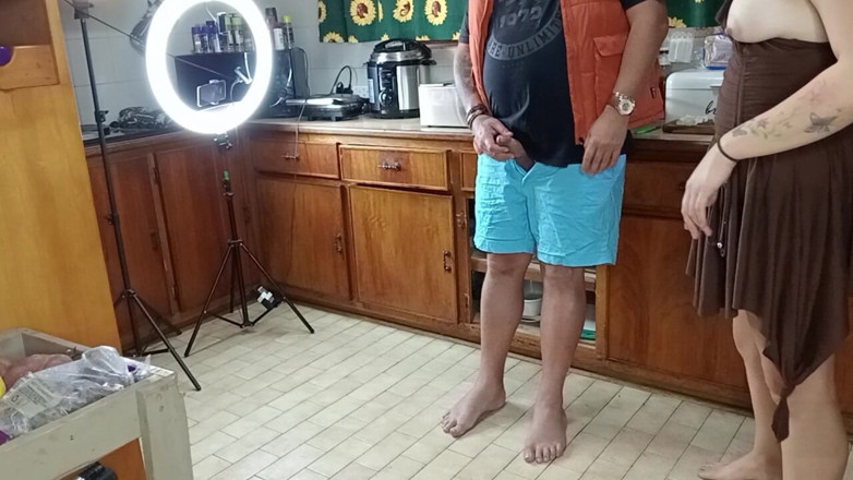 Bigjoefuckalott: Silly F*** Buddies Making Salad in the Kitchen