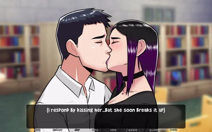 Dirty GamesXxX: Dawn of Malice: kissing in the college library ep 19