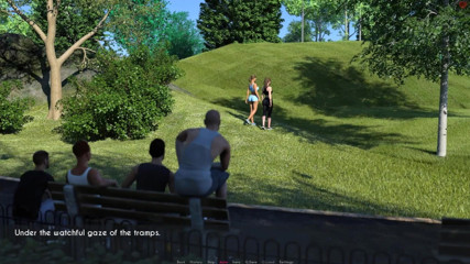 Visual Novels: A wife and stepmother part 66 - gorgeous MILFs in the park