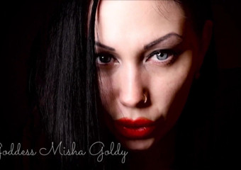 Goddess Misha Goldy: Tvůj patetický feťáčko bude pokaždé škubat z myšlenek na to, jak...
