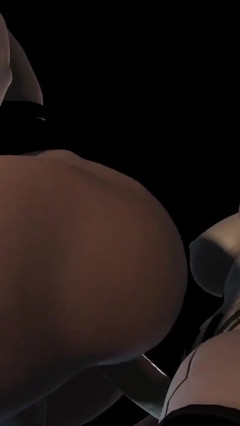 Cyborg Futa takes from behind another Cyborg Futa