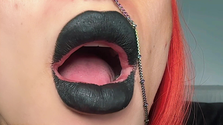 Viper Fierce: Dirty Talking Sissy Whore Close up Smoking and Lips Fetish