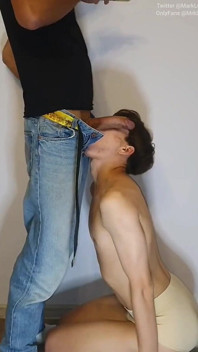 Sucking My Roommate's Huge Dick While His Boyfriend Is Studying