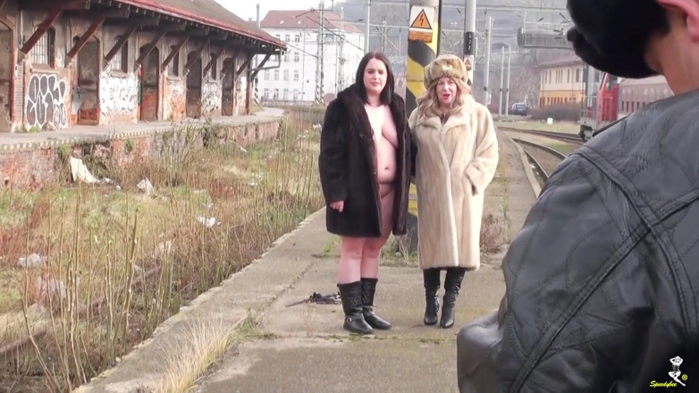 Dirty Doctors Clips: Railway station photoshoot