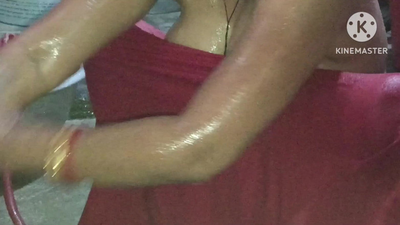 Anita yadav: Taking a Bath