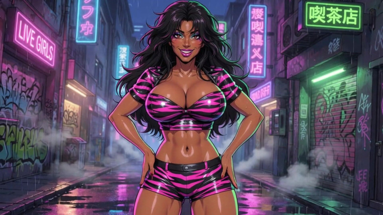 Huge Boobs: Awek sensual mengusik di luar
