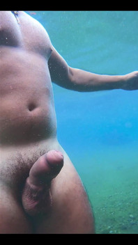 What a Nice Feeling to Swim Like This, I Wanted to Have Cum for You, but People Showed up