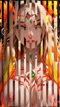 Lustrender: Singapura Rune Goddess, Glow Kecantikan Gangsa Bogel - Ai Video