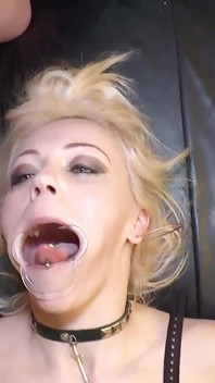 Private bukkake party with blonde teen Miss Loly