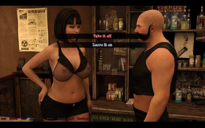 EroticKrisso: Лілія з долини - розважається в барі з хлопцями.