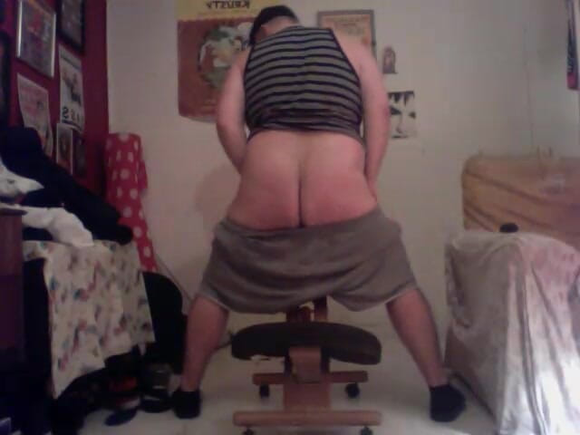 B A Bear: Stripping Wanking Dildo Fat Ass Pig