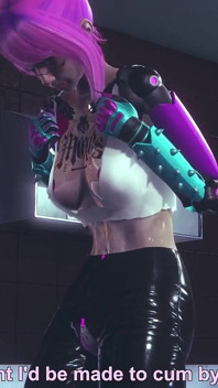 Cyborg Chick testa seus novos upgrades | Cyberpunk Hentai