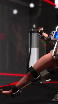 Sex Futa Robot Fucks Hard a Busty Girl in the Mad Lab