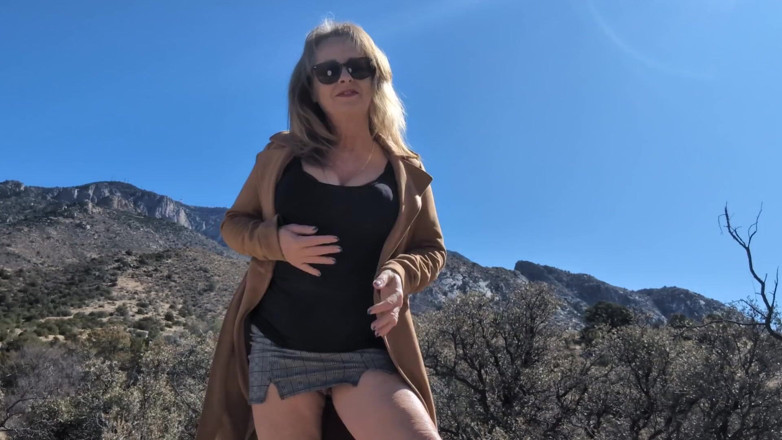 Little Linda: Cum Hiking with Me