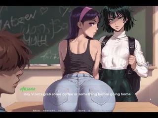 私の新しいガールフレンドタブー変態ゲームEp.1私のGFと彼女の貧乳BFFは彼をBBCで寝取っています!