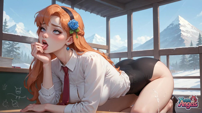 NeuroAngels: Sexe dégoulinant de lait : snowy peaks et plaisir pulpeux