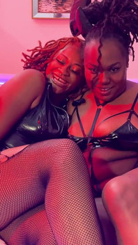 Behind the Scenes: Temptress Mango and Golden Goddess Prepare for a Sultry Fetish Video Shoot